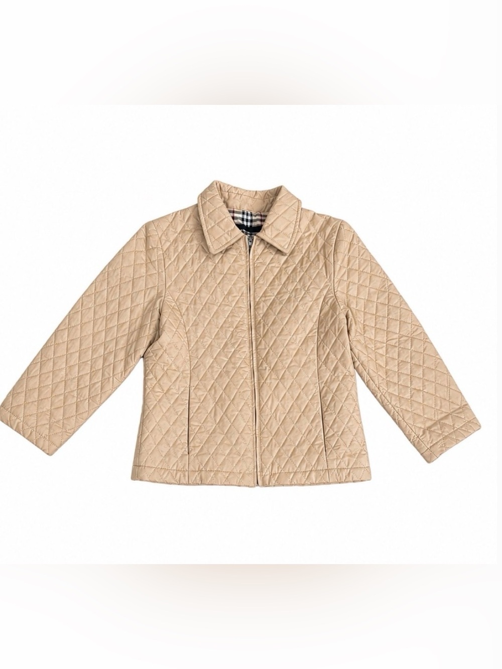 BURBERRY LONDON Nova Check Jamie Toddlers Infant Quilted Puffer Coat Jacket - Picture 2 of 5